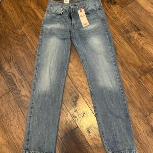 Men’s 514 Levi Light Blue Straight Jeans!